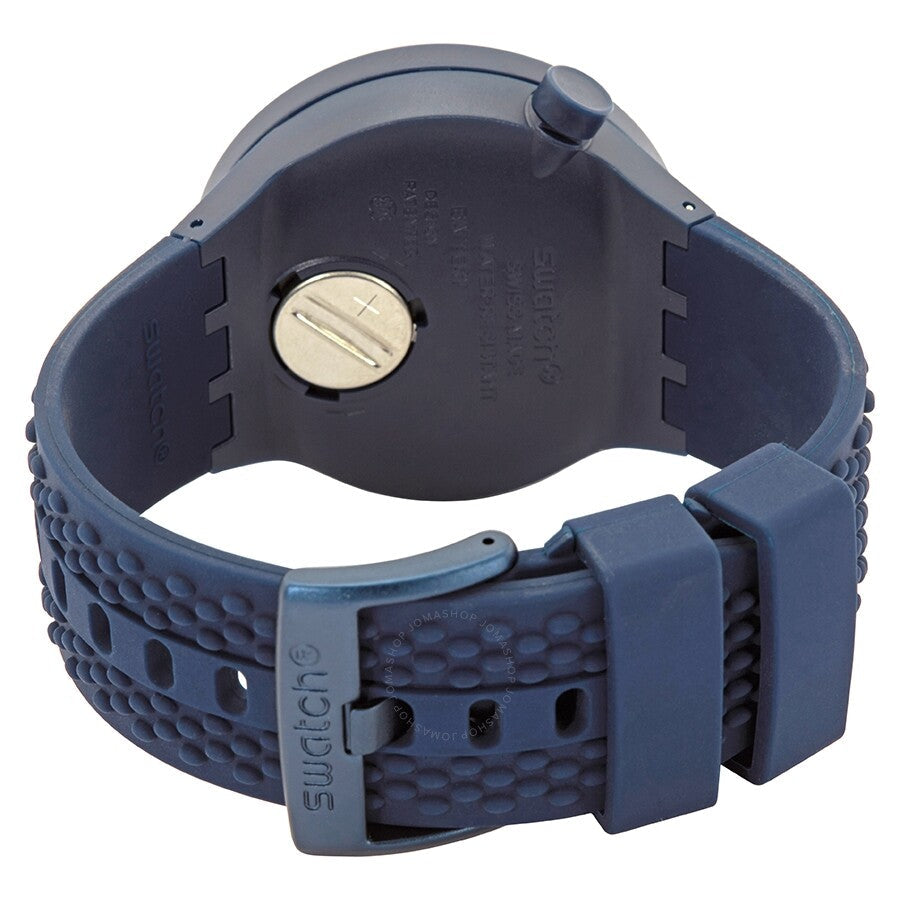 Swatch Quartz Blue Dial Blue Silicone Watch SO27N100 - Dawson Watches #3