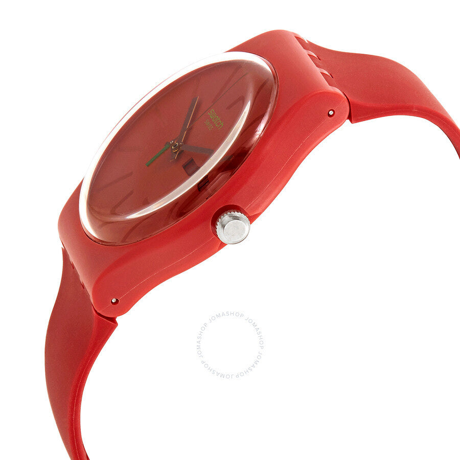 Swatch REDVREMYA Quartz Red Dial Men's Watch SO29R700 - Dawson Watches #2