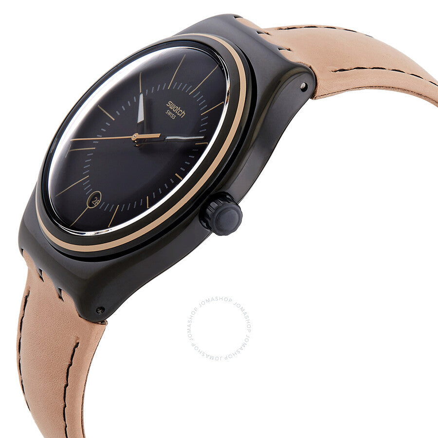 Swatch Sand Storm III Quartz Black Dial Watch YWB400 - Dawson Watches #2