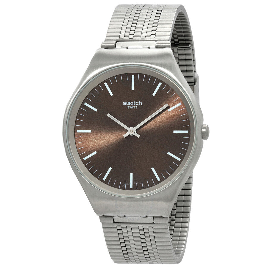 Swatch Skinboot Quartz Brown Dial Watch SYXS112GG - Dawson Watches