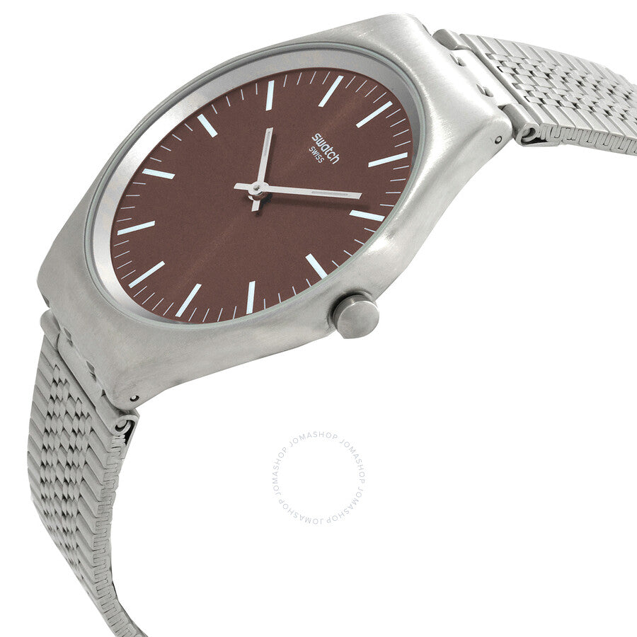 Swatch Skinboot Quartz Brown Dial Watch SYXS112GG - Dawson Watches #2
