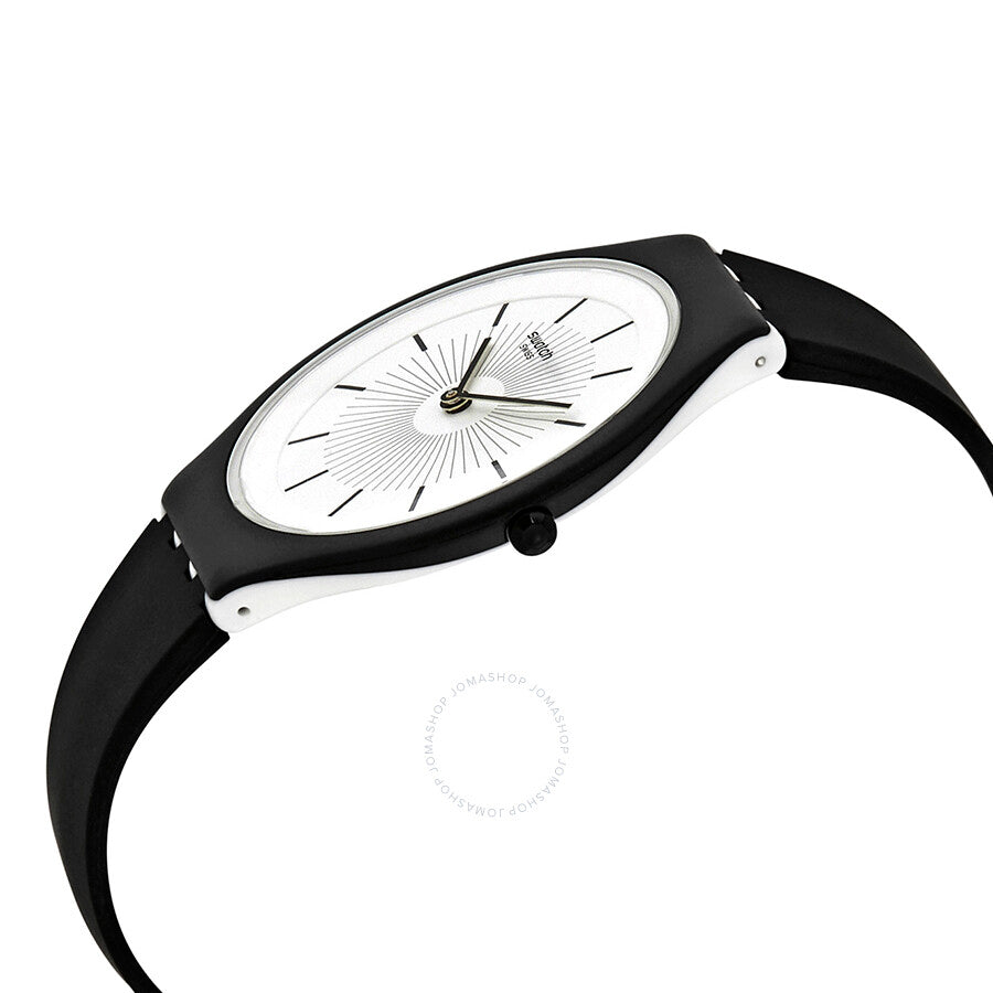 Swatch Skinnoir White Dial Unisex Watch SVUB100 - Dawson Watches #2
