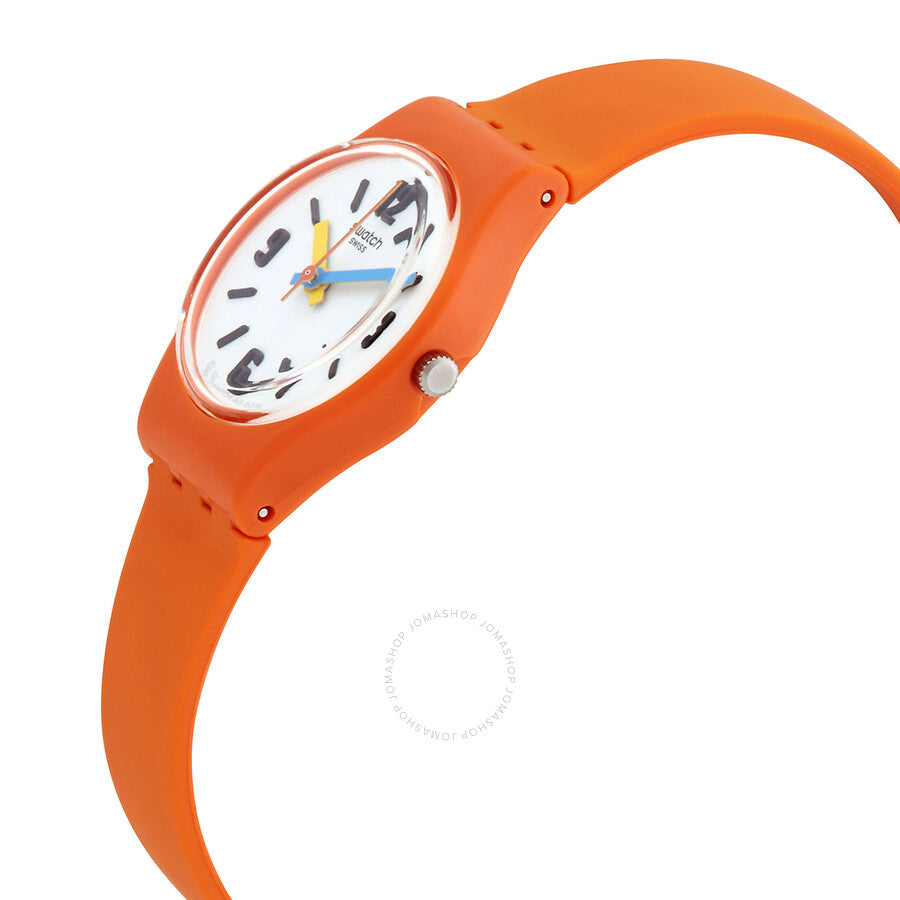 Swatch Sorange Quartz White Dial Ladies Watch LO114 - Dawson Watches #2
