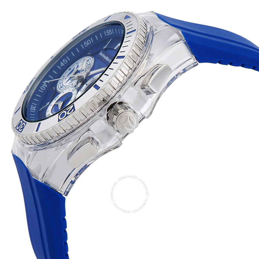 Technomarine Cruise California Chronograph Quartz Blue And Grey Dial Watch TM-118121 - Dawson Watches #2