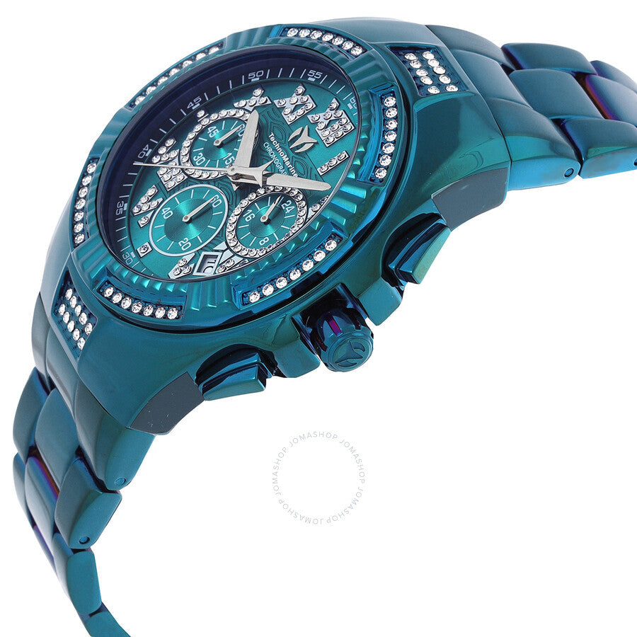 Technomarine Cruise Chronograph Quartz Crystal Green Dial Men's Watch TM-121233 - Dawson Watches #2