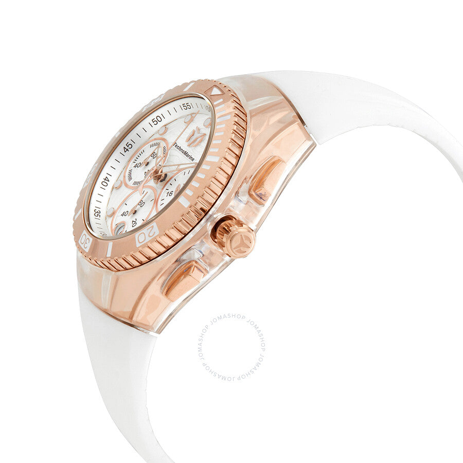 Technomarine Cruise Chronograph Quartz White Dial Ladies Watch TM-120047 - Dawson Watches #2
