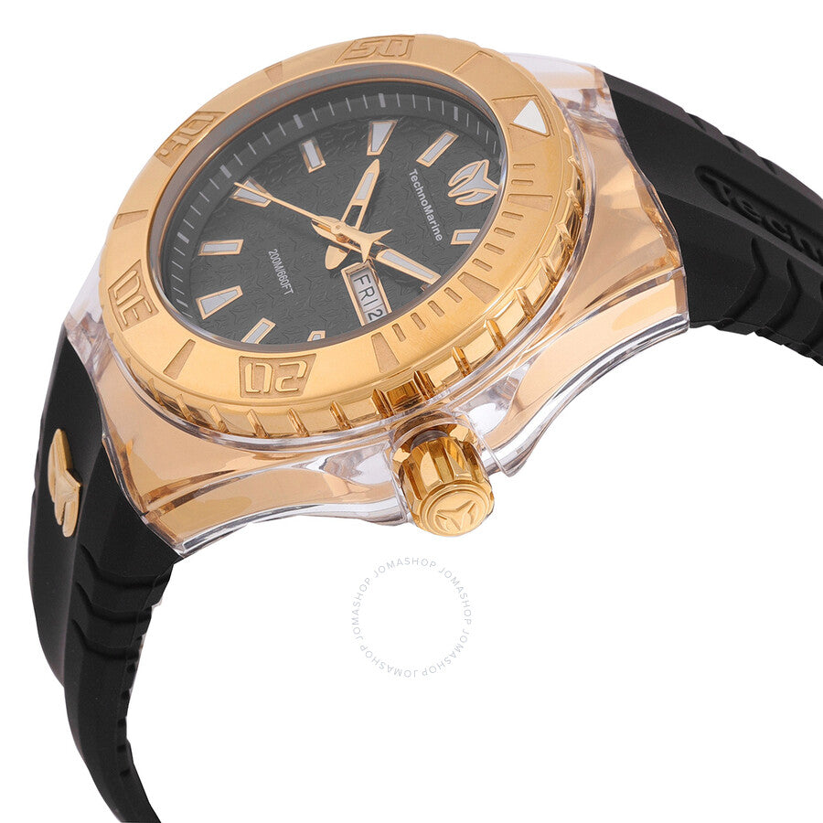Technomarine Cruise Date Day Quartz Black Dial Men's Watch TM-122011 - Dawson Watches #2