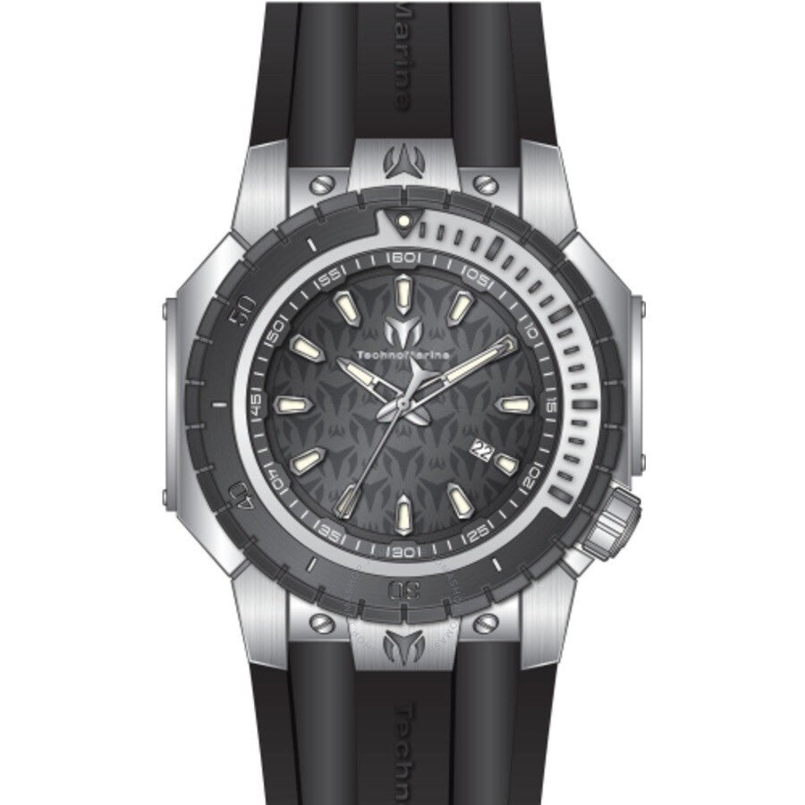 Technomarine Manta Sea Quartz Gunmetal Dial Men's Watch TM-224006 - The Watches Men & Co