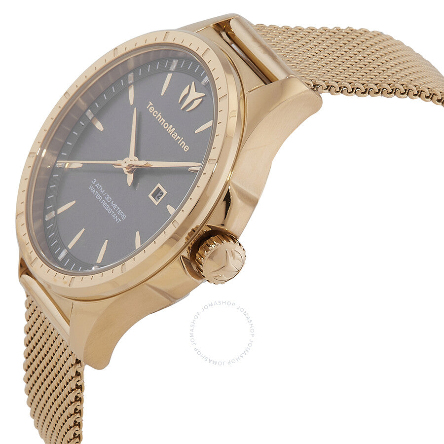 Technomarine MoonSun Date Quartz Charcoal Dial Ladies Watch TM-822037 - Dawson Watches #2