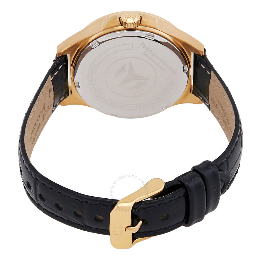 Technomarine MoonSun Date Quartz Charcoal Dial Ladies Watch TM-822044 - Dawson Watches #3