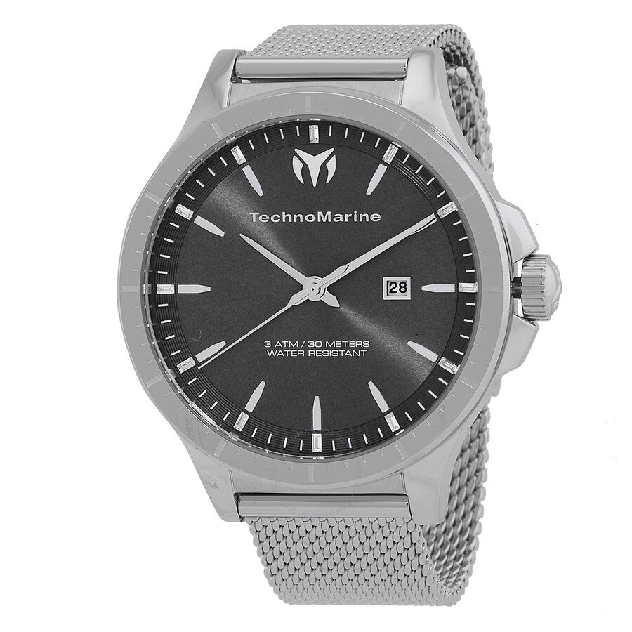 Technomarine MoonSun Date Quartz Charcoal Dial Men's Watch TM-822003 - Dawson Watches