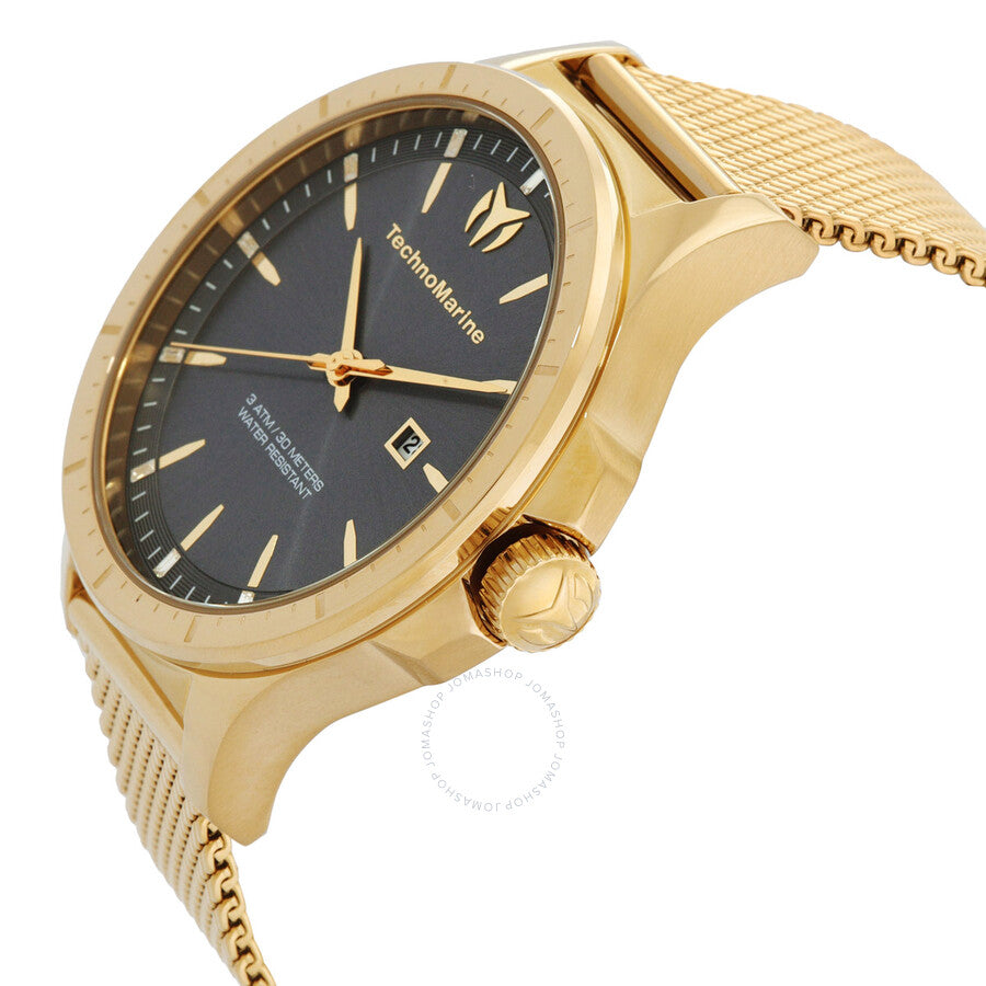 Technomarine MoonSun Date Quartz Charcoal Dial Men's Watch TM-822007 - Dawson Watches #2