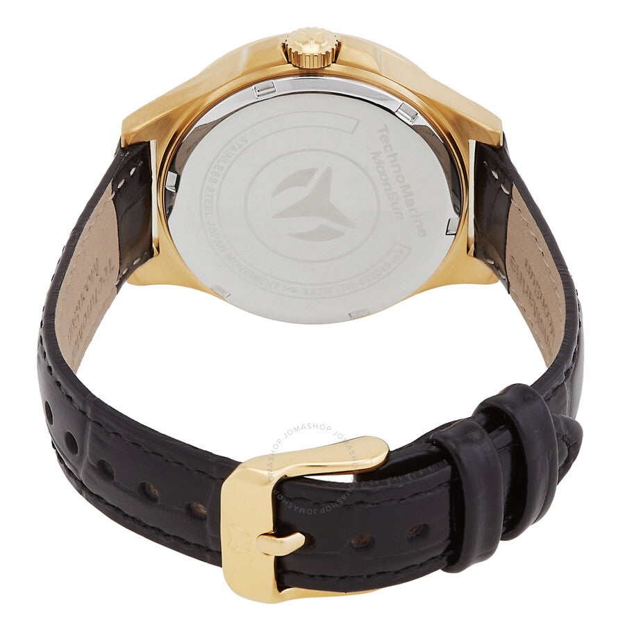 Technomarine MoonSun Date Quartz Gold Dial Ladies Watch TM-822045 - Dawson Watches #3