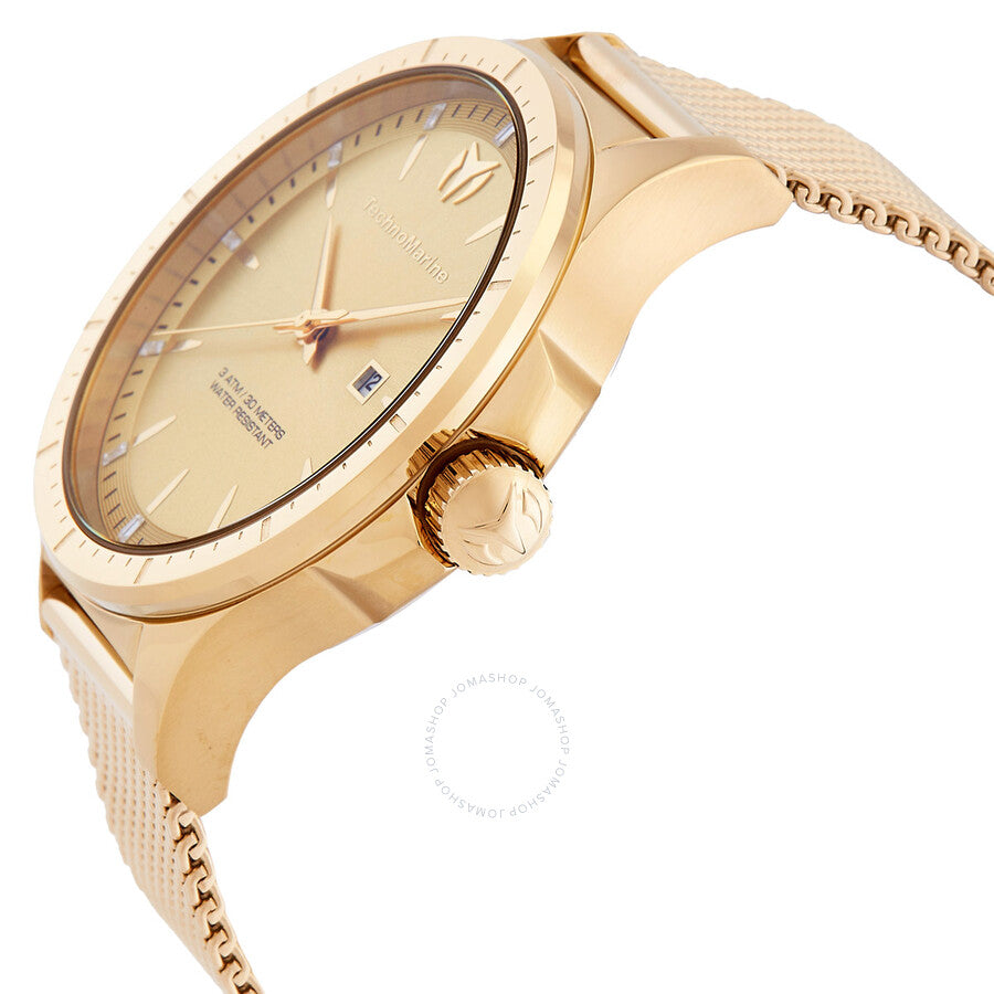 Technomarine MoonSun Date Quartz Gold Dial Men's Watch TM-822009 - Dawson Watches #2
