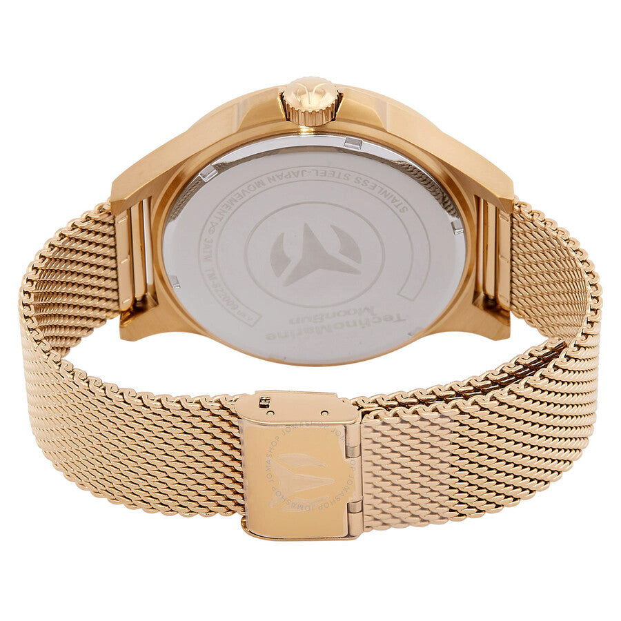 Technomarine MoonSun Date Quartz Gold Dial Men's Watch TM-822009 - Dawson Watches #3