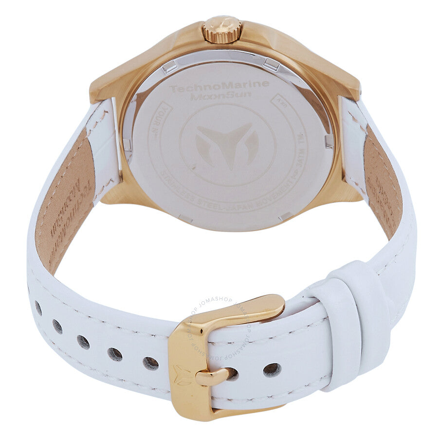 Technomarine MoonSun Date Quartz Light Blue Dial Dial Ladies Watch TM-822046 - Dawson Watches #3
