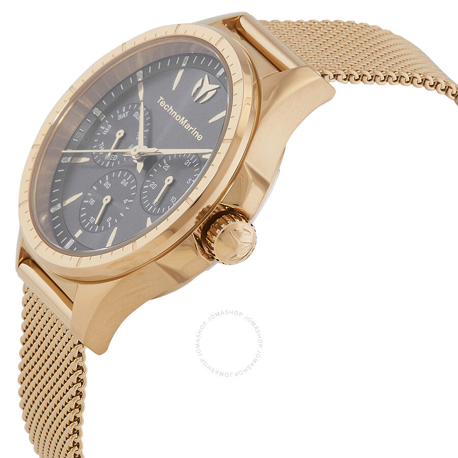 Technomarine MoonSun Date-Day Quartz Charcoal Dial Ladies Watch TM-822052 - Dawson Watches #2