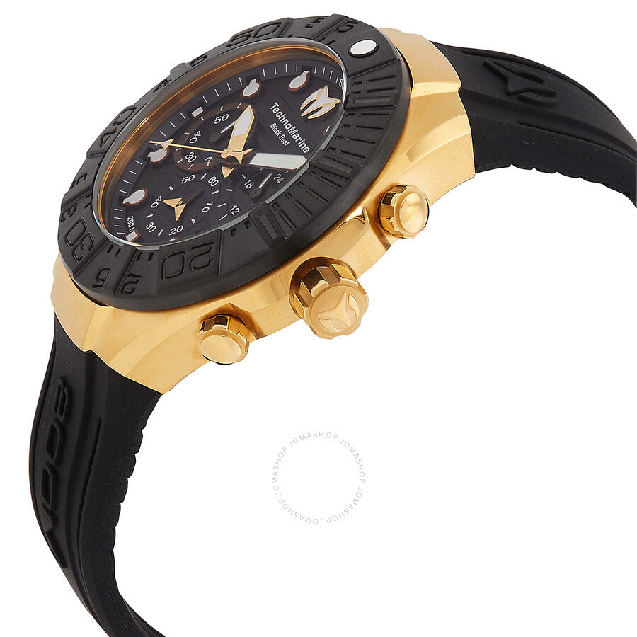 Technomarine Reef Black Chronograph GMT Quartz Black Dial Men's Watch TM-523012 - Dawson Watches #2