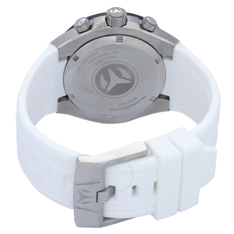Technomarine Reef Black Chronograph GMT Quartz White Dial Men's Watch TM-523013 - Dawson Watches #3