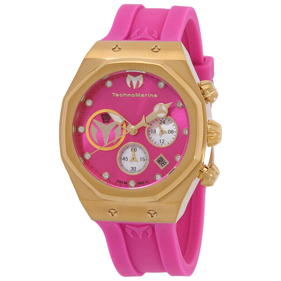 Technomarine Reef Chronograph GMT Quartz Ladies Watch TM-523009 - The Watches Men & Co