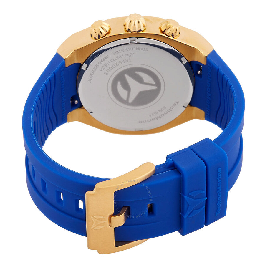 Technomarine Reef Sun Chronograph Quartz Blue Dial Men's Watch TM-520003 - Dawson Watches #3