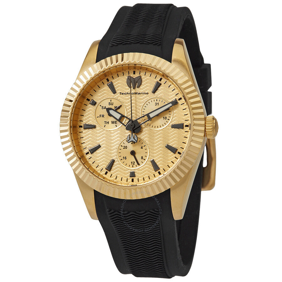 Technomarine Sea Dream Quartz Gold Dial Ladies Watch TM-719031 - Dawson Watches