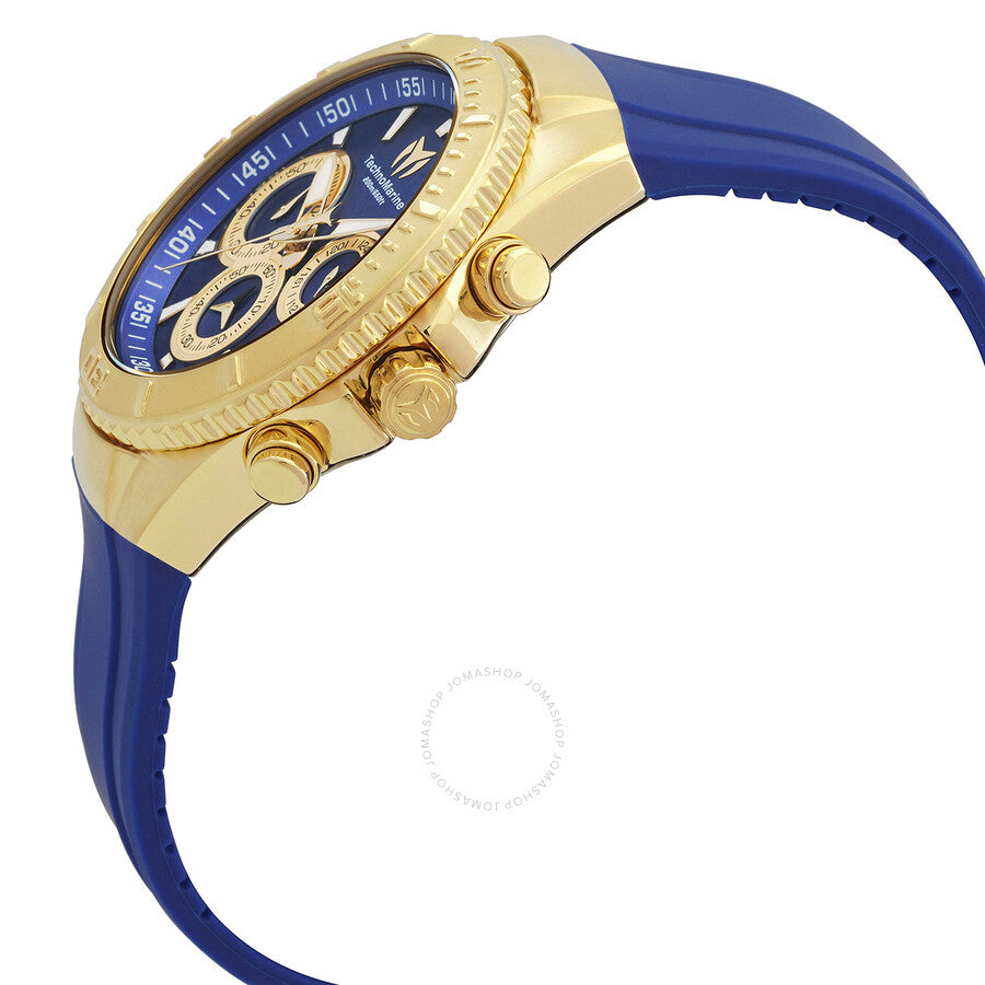 TechnoMarine Sea Manta Chronograph GMT Quartz Blue Dial Unisex Watch TM-220079 - Dawson Watches #2