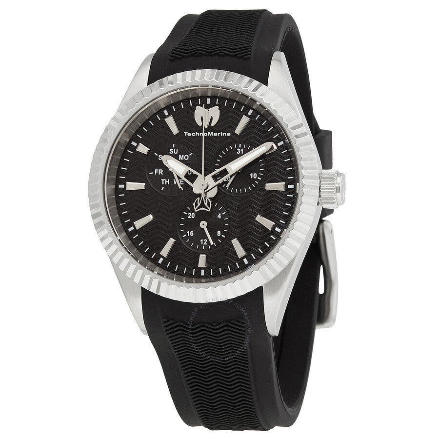 TechnoMarine Sea Quartz Black Dial Men's Watch TM-719022 - Dawson Watches