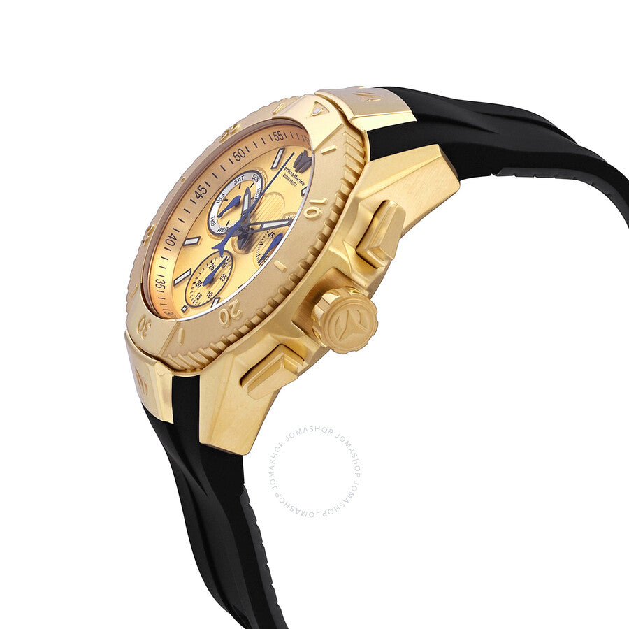 Technomarine UF6 Chronograph Quartz Gold Dial Men's Watch TM-617001 - Dawson Watches #2