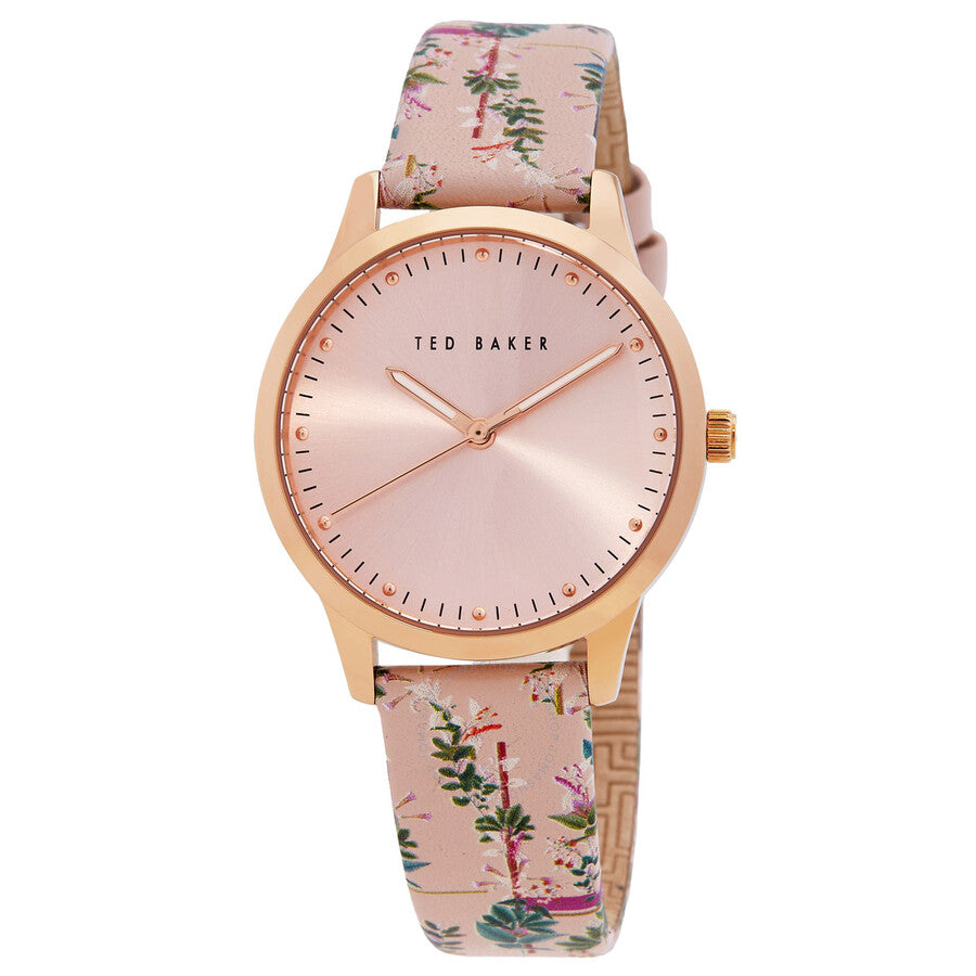 Ted Baker Fitzrovia Jardin Quartz Rose Gold Dial Ladies Watch BKPFZF006 - Dawson Watches