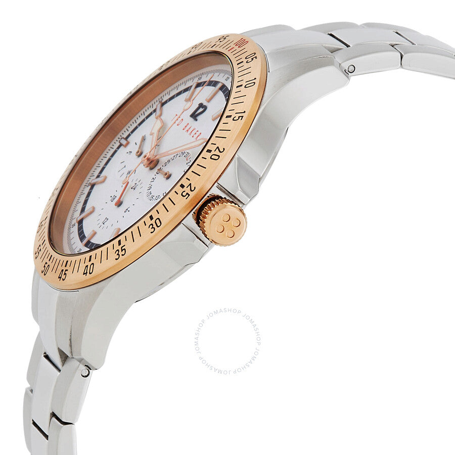 Ted Baker Multifunction Quartz White Dial Two-Tone Men's Watch BKPNTF006 - Dawson Watches #2