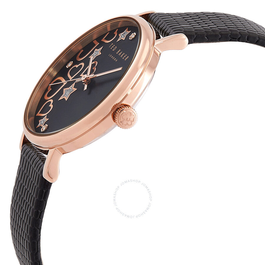 Ted Baker Phylipa Hearts & Stars Quartz Black Dial Watch and Bracelet Set BKGFW22139I - Dawson Watches #2