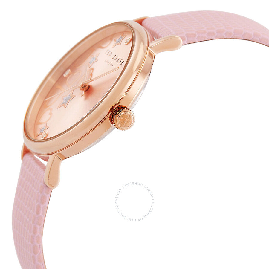 Ted Baker Phylipa Hearts & Stars Quartz Rose Gold Dial Watch and Bracelet Set BKGFW22129I - Dawson Watches #2