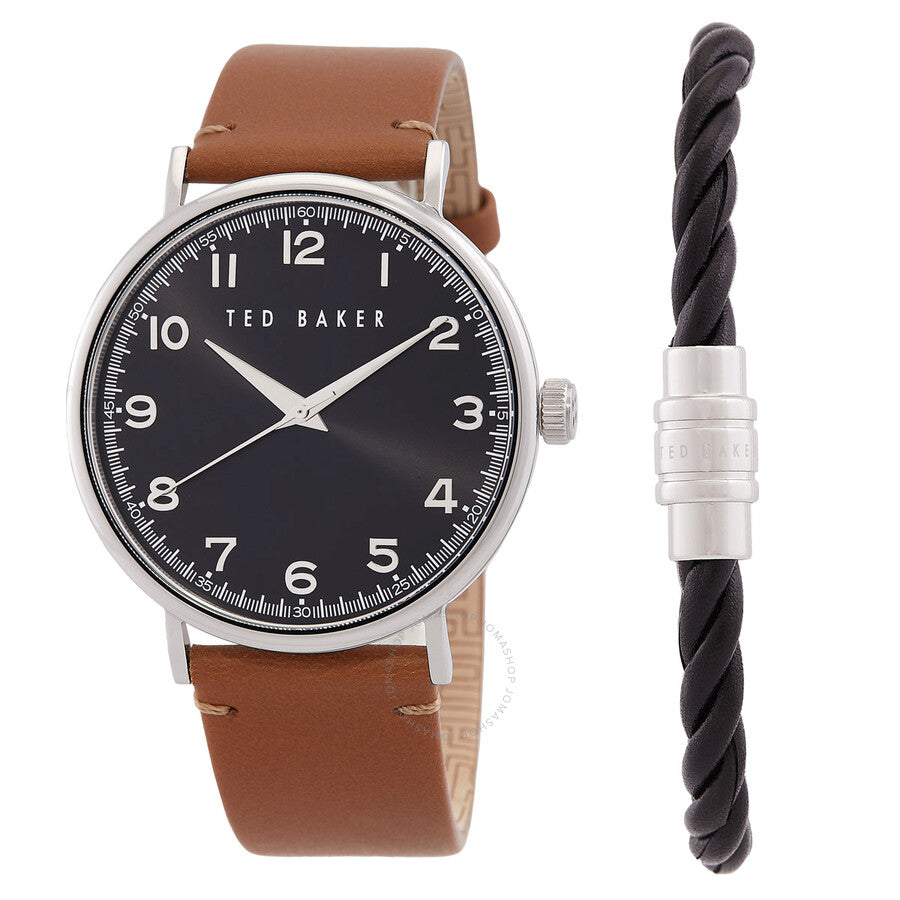 Ted Baker Phylipa Quartz Digital Black Dial Men's Watch and Bracelet Set BKG0287009I - Dawson Watches