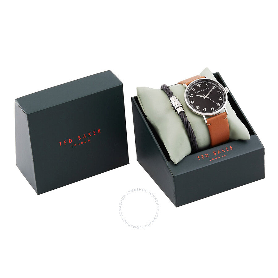 Ted Baker Phylipa Quartz Digital Black Dial Men's Watch and Bracelet Set BKG0287009I - Dawson Watches #4