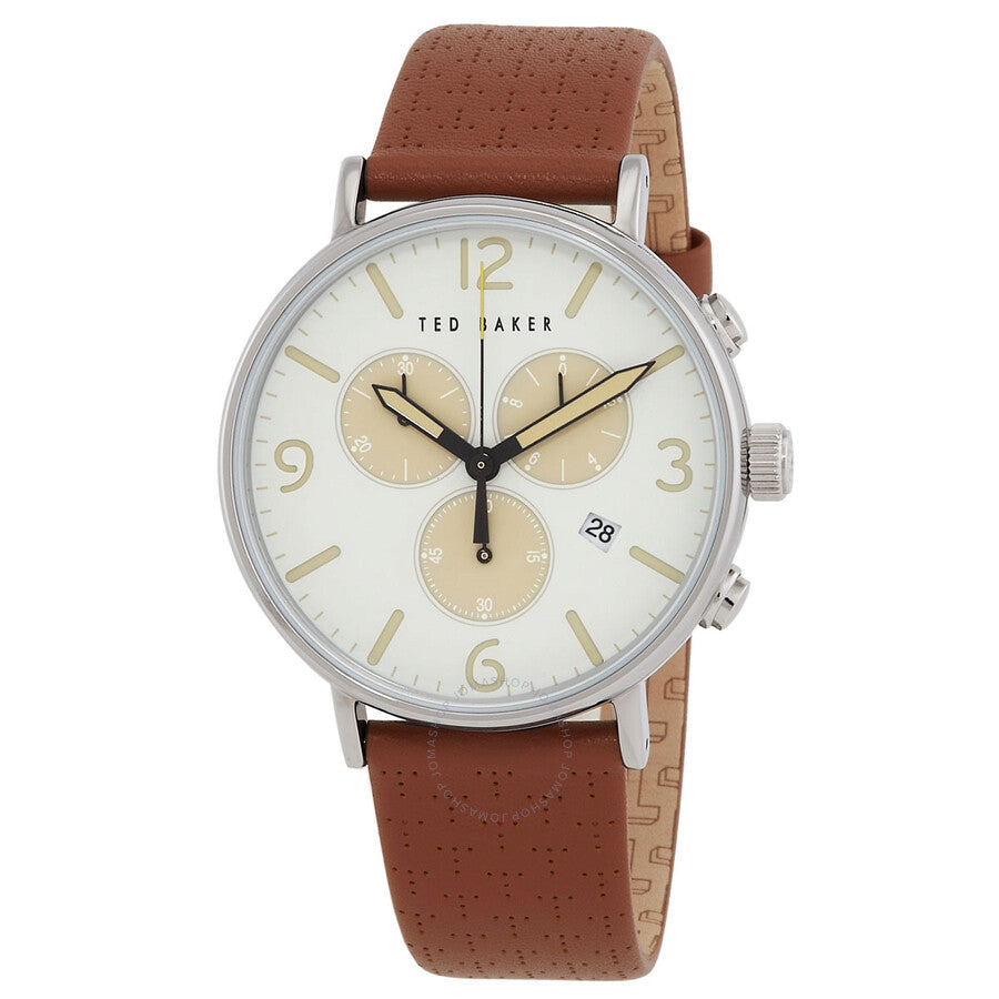 Ted Baker Timeless Chronograph Quartz Beige Dial Men's Watch BKPBAS202 - Dawson Watches