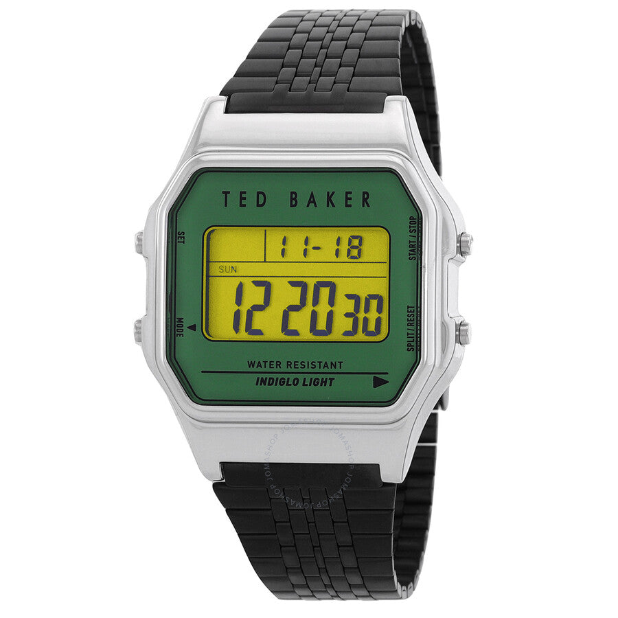 Ted Baker Urban Alarm Quartz Digital Green Dial Unisex Watch BKP80S202 - Dawson Watches