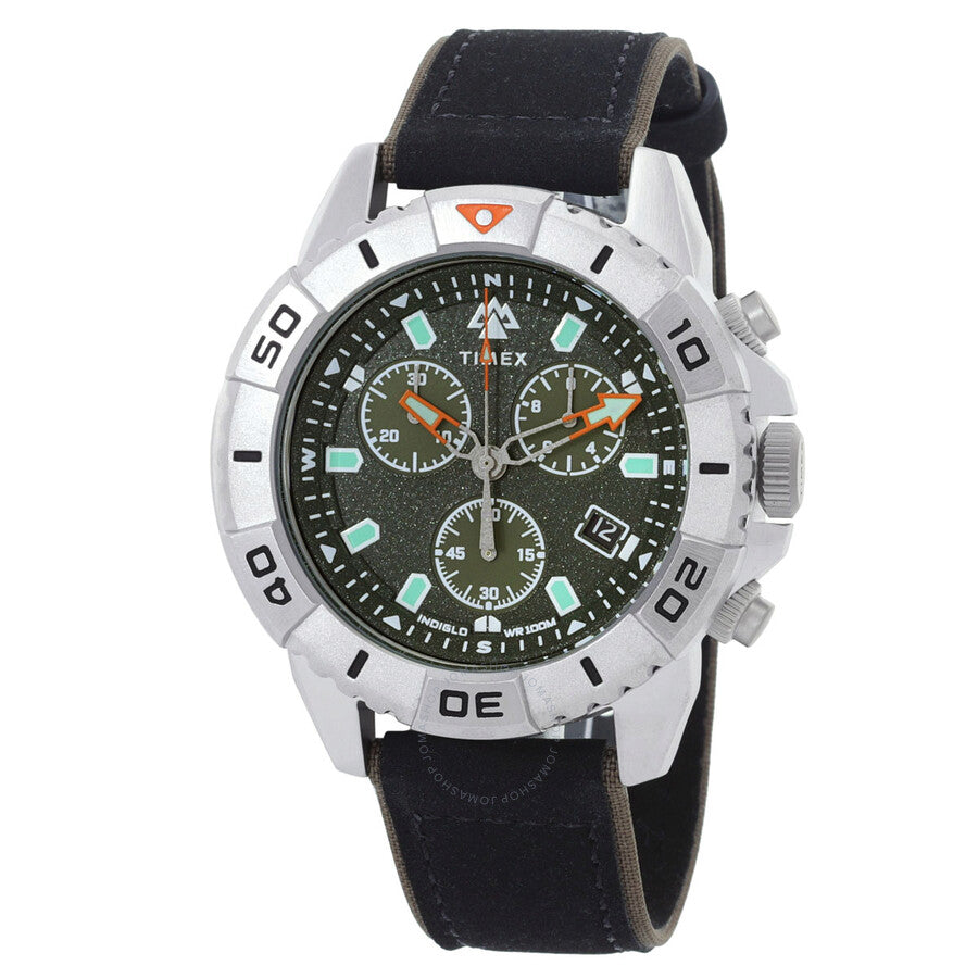 Timex Expedition North Ridge Chronograph Quartz Green Dial Men's Watch TW2W16100 - Dawson Watches