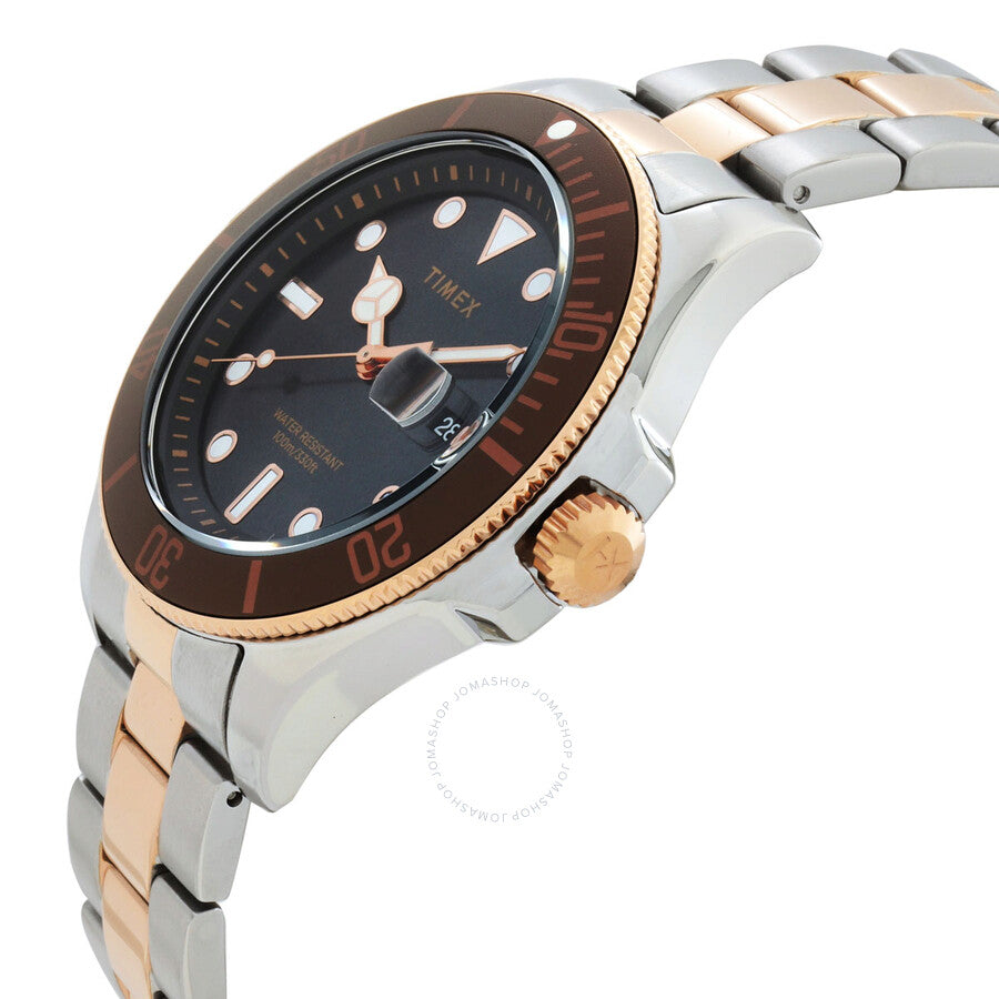 Timex Harborside Coast Quartz Black Dial Men's Watch TW2V42100VQ - Dawson Watches #2