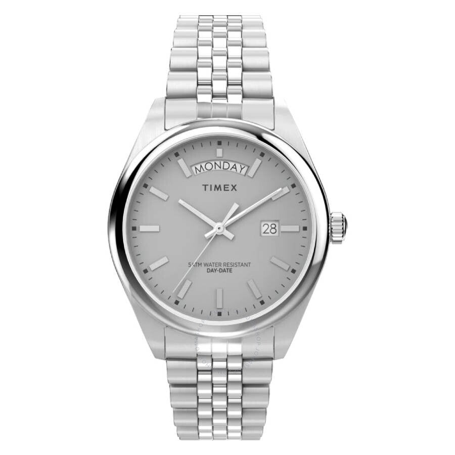 Timex Legacy Quartz Gray Dial Men's Watch TW2V67900 - The Watches Men & Co