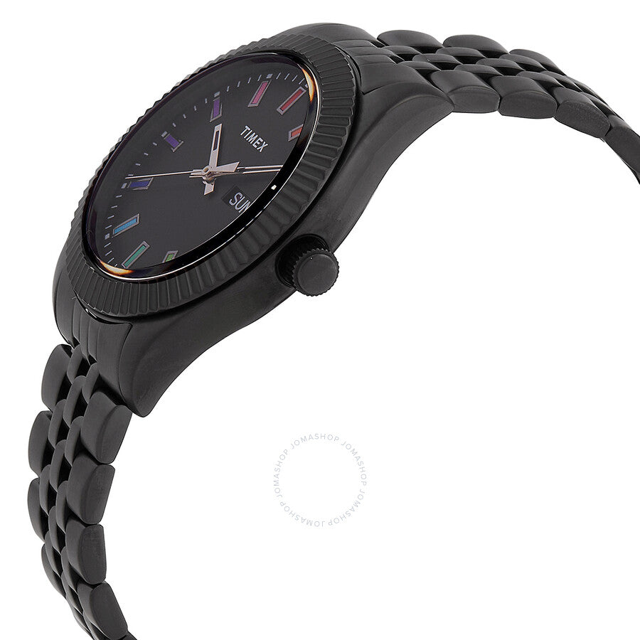 Timex Legacy Rainbow Quartz Black Dial Ladies Watch TW2V61700 - Dawson Watches #2