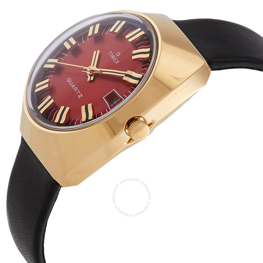 Timex Q 1972 Reissue Quartz Burgundy Dial Men's Watch TW2V25400 - Dawson Watches #2