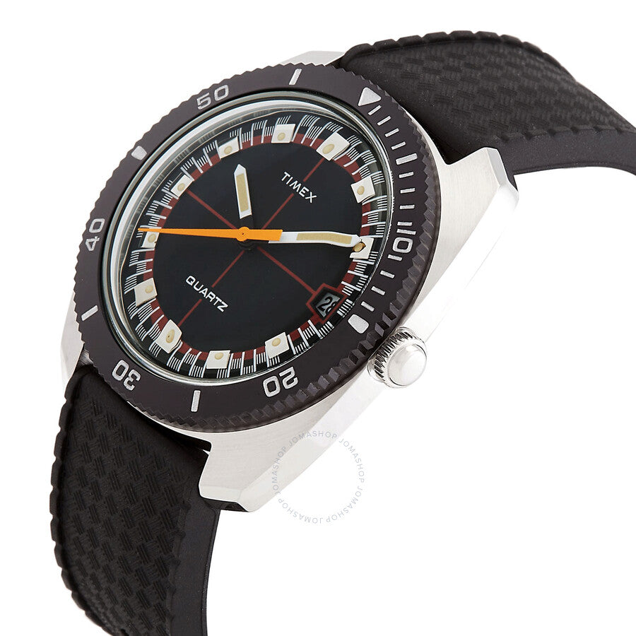 Timex Q Reissue 1971 Quartz Black Dial Men's Watch TW2W22400 - Dawson Watches #2