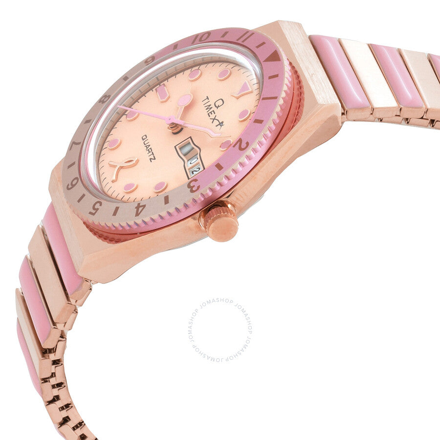 Timex Q Timex x BCRF Quartz Rose Gold Dial Ladies Watch TW2V52700VQ - Dawson Watches #2