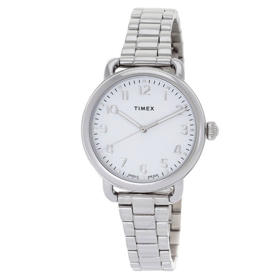 Timex Standard Quartz Silver-tone Dial Ladies Watch TW2U13700 - Dawson Watches
