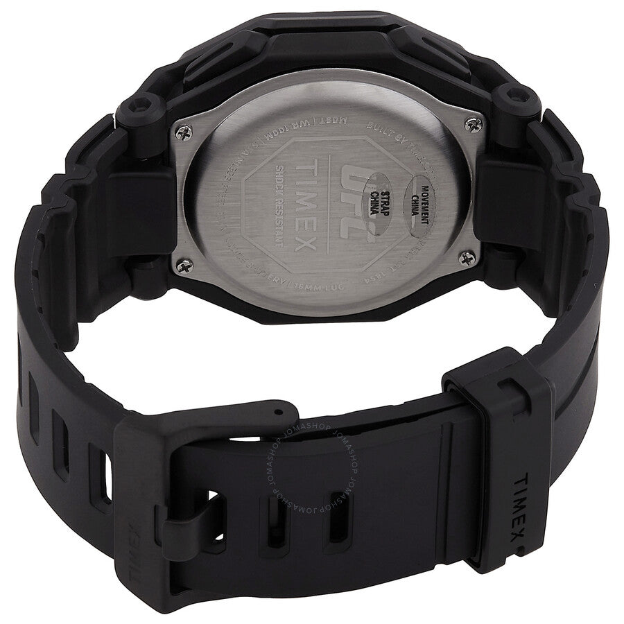 Timex UFC Colossus Alarm World Time Quartz Analog-Digital Black Dial Men's Watch TW2V55200 - Dawson Watches #3