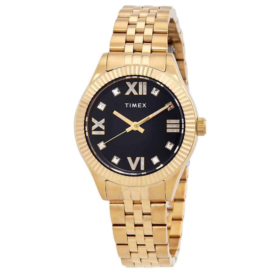 Timex Waterbury Legacy Quartz Black Dial Ladies Watch TW2V45700VQ - Dawson Watches