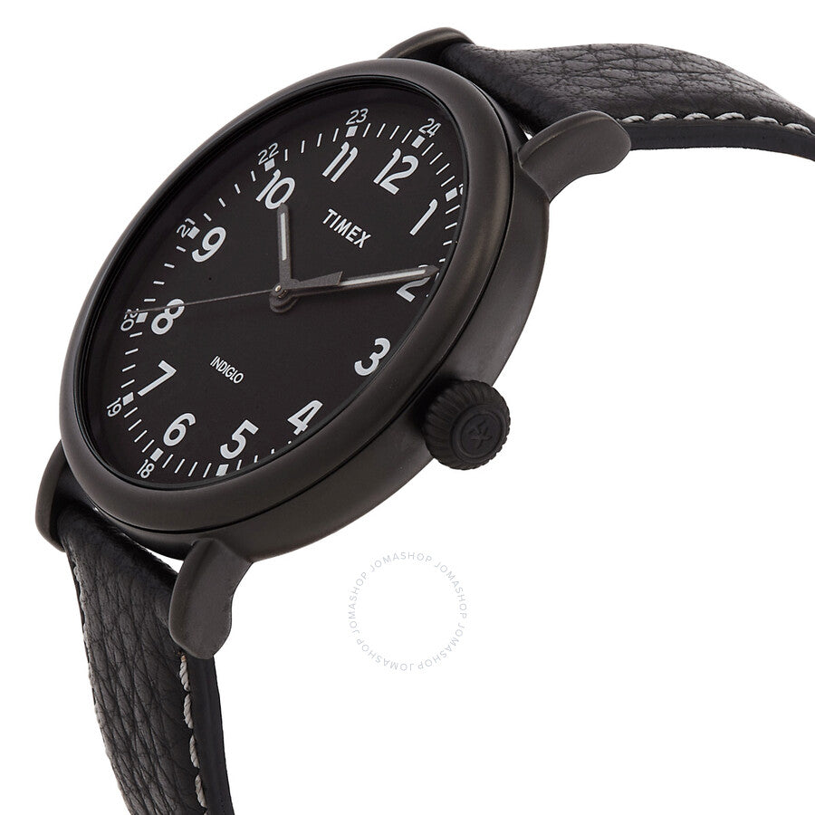 Timex Waterbury Quartz Black Dial Men's Watch TW2T91000VQ - Dawson Watches #2