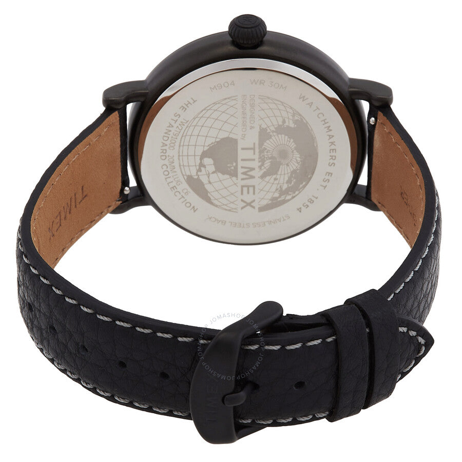 Timex Waterbury Quartz Black Dial Men's Watch TW2T91000VQ - Dawson Watches #3
