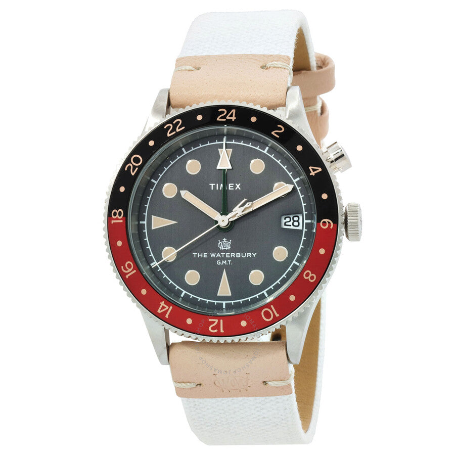 Timex Waterbury Traditional GMT Quartz Men's Watch TW2V74100VQ - Dawson Watches